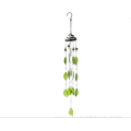 Glass Leaf Wind Chimes for Outdoor Home Decoration